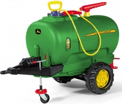 Rolly Toys cisternska prikolica z razpršilnikom in ročno črpalko John Deere 10 l