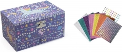 Mozaikna 3D glasbena škatlica za nakit z samorogom Stick & Fun