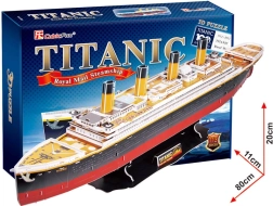 CubicFun 3D puzzle Titanic – velik model, 113 kosov