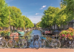 Sestavljanka ART PUZZLE Amsterdamski kanal 2000 koščkov