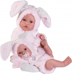 Realistična lutka dojenček Erika iz mehkega vinila 42 cm