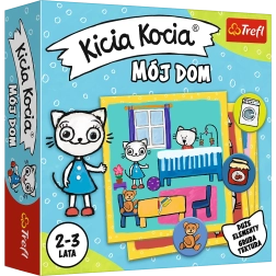 Kartonasta igra Maček Kicia Moj dom za otroke