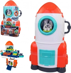 Vesoljska raketa z dodatki na baterije