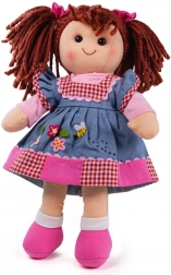 Tkaninska punčka Melody od Bigjigs Toys 34 cm
