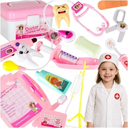 Zdravniški kovček za male zdravnike z zvoki, 35 kosov