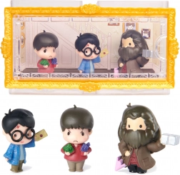 Harry Potter Micro Magical Moments – mini figurice Harry, Hagrid in Dudley z vitrino