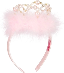 Souza! naglavni trak Alexandra s krono, svetlo rožnata