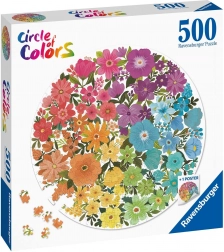 Ravensburger puzzle krog barv – rože 500 kosov