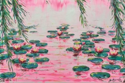 Ravensburger sestavljanka Jezero z lokvanji 4000 koščkov