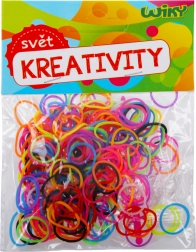 Čarobne prepletalne elastike v različnih barvah, 200 kos