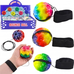 Trening žogica na elastiki s paščkom – refleksni in koordinacijski trening 6,5 cm