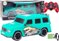 RC avto z dinozavri 1:10 zeleno