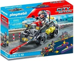 Playmobil City Action terensko štirikolesno vozilo specialne enote, preoblikovalno v motorni čoln