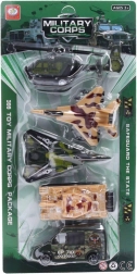 Vojaški set vozil in letal 5 kosov