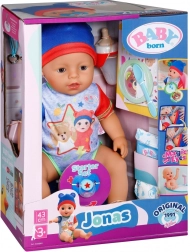 BABY born punčka Jonas z 10 funkcijami in dodatki