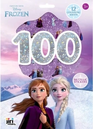 Disney Ledeno kraljestvo – komplet kovinskih nalepk in pobarvank (100+ kosov)