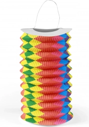 Mavrični papirnati lampijon 15 cm