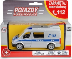 Reševalno policijsko vozilo z vzvratnim navijanjem