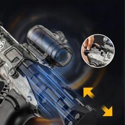 Električna vodna pištola z avtomatskim streljanjem in akumulatorjem, doseg 10 m