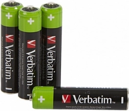 Polnilne baterije AAA 950 mAh Verbatim, 4 kosi