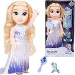 Pojoča lutka Disney Princess Elsa iz Ledenega kraljestva z Brunijem, 35 cm