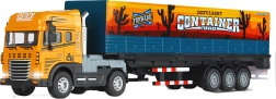Kovinski vlačilec s kontejnerjem 40 cm s svetlobnimi in zvočnimi efekti