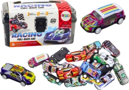 Set avtomobilčkov v kovčku z igralno podlogo