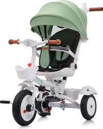 CHIPOLINO Tricikel s strešico Futuro 2v1 Green