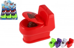 Zabavna špricajoča igrača v obliki stranišča - 4 barvne variante