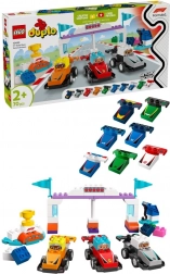 LEGO® DUPLO® 10445 Dirkaški avtomobili in vozniki ekip F1