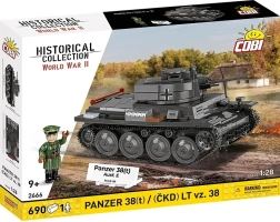 Komplet za sestavljanje tanka Panzer 38(t) / LT vz. 38 2v1 – 690 kosov
