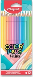Barvice MAPED Color'Peps Pastel, 12 kos