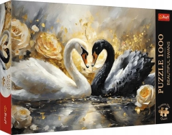 Sestavljanka TREFL Premium Plus: čudoviti labodi 1000 koščkov