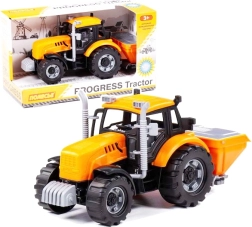 Traktor Progress na vztrajnik s sejalnico in prekucnim priklopnikom
