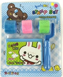 Komplet žigosalnih valjčkov s podlogo, 3 motivi