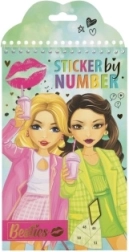 Nalepke po številkah za deklice