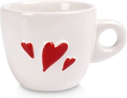 Keramična skodelica za espresso Srce 80 ml