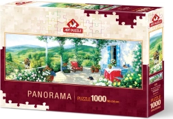 Panoramske sestavljanke Art Puzzle Gost na verandi, 1000 koščkov