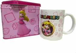 Skodelica in šparovček SUPER MARIO Peach