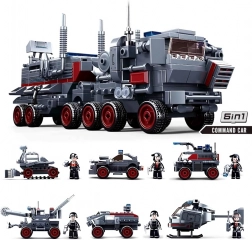 Sluban Space War poveljniško vozilo – samostojen del sestavljanke