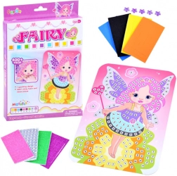 kreativna penasta mozaika vila – samolepilna izrezanka