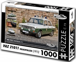 Sestavljanka RETRO-AVTOMOBILI VAZ 21011 Volkspolizei (1975) – 1000 koščkov