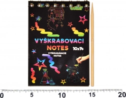 Strgalni blok z barvnim ozadjem