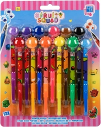 Dišeči gelni svinčniki z cofkom 12 kos