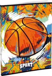 Zapisovalna knjiga A4, črtasta, 96 listov – mix 16 motivov