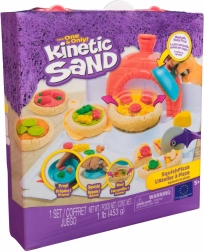 Kinetic Sand komplet za pico SquishPizza – ustvarjalni set s pečjo in orodji