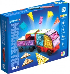 Geomag Magnetic Tiles Avta – magnetna sestavljanka s kolesi