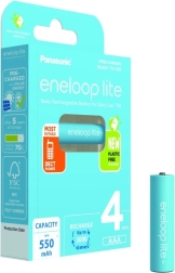 Polnilne baterije Eneloop lite AAA 550 mAh, 4 kosi