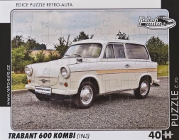 Retro avtomobilske uganke Trabant 600 Kombi 40 kosov