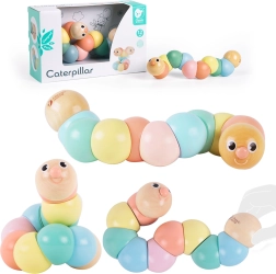 Lesena upogljiva gosenica CLASSIC WORLD